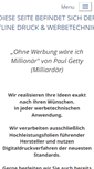 Mobile Screenshot of printline-werbetechnik.de